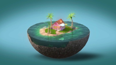 微景观360龙珠龟仙岛