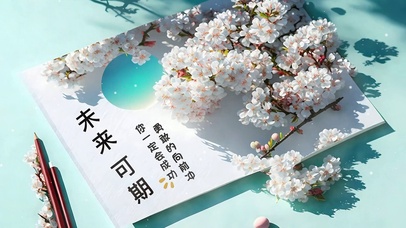 简约小清新梅花树枝