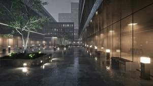 4k城市的雨