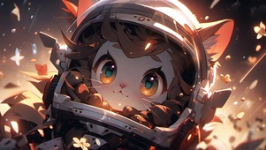 4K 宇航员猫女
