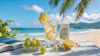 海边柠檬水