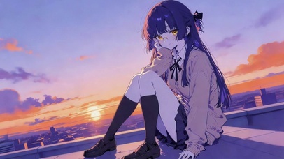 天台少女