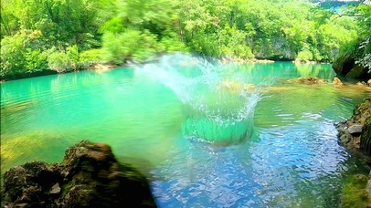 唯美水花皇冠 4K