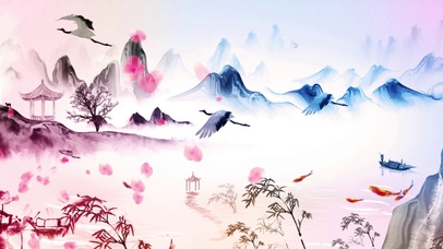 国风山水