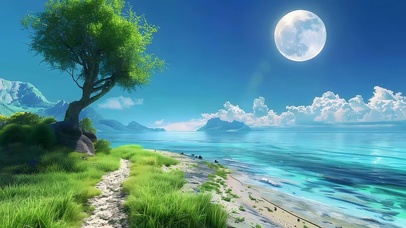 月光湖水