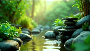 治愈溪流4K