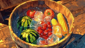 一桶水果