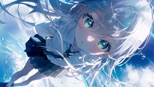 天空下的JK女孩