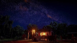 星空下的小屋