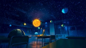 教室里的太阳系