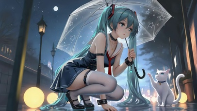 双马尾可爱miku
