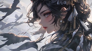 4K 古风少女