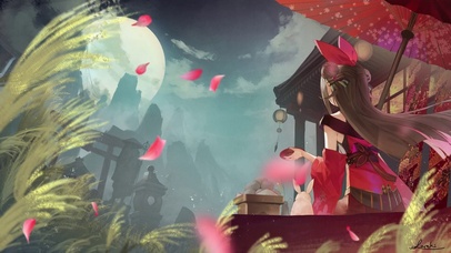 后室的樱花落下了