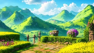 辽阔山川