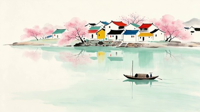 水墨插画