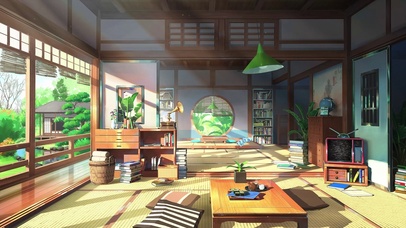 下午温馨的房间