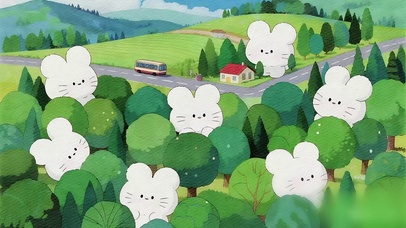 乡村捉迷藏小兔
