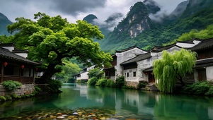 徽派古村云涧
