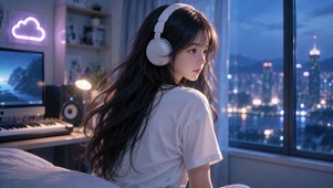夜晚的风