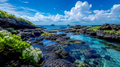 海岛晴空