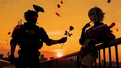 玫瑰的浪漫-威龙麦晓雯(黄昏)