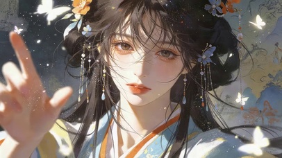 可爱古风女孩