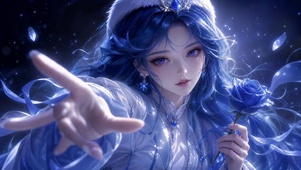 玄冰幽蓝魔法妖姬