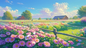 清新小花园