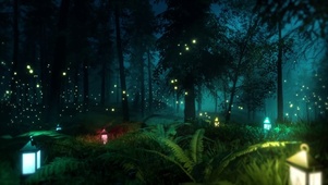 森夜与萤火虫