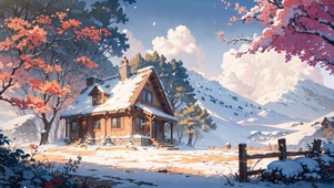 冬日小屋