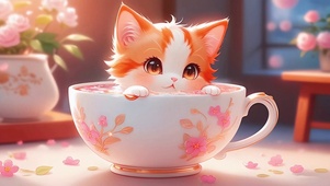 呆萌小猫