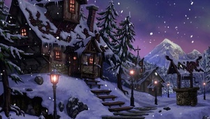 治愈雪夜镇