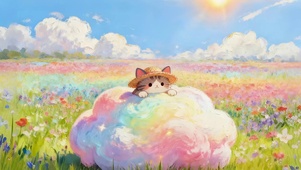 棉花糖猫咪