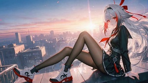 落日天台美少女叶瞬光