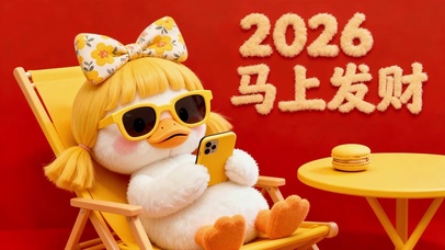 2026马上发财鸭