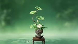 简约风荷花