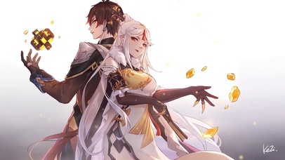 原神 凝光与钟离