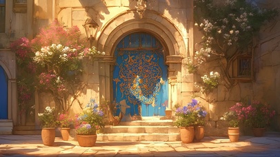 中世纪古城建筑