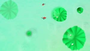 唯美治愈夏季池塘