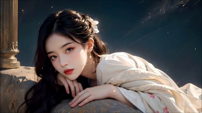 清纯长发美少女