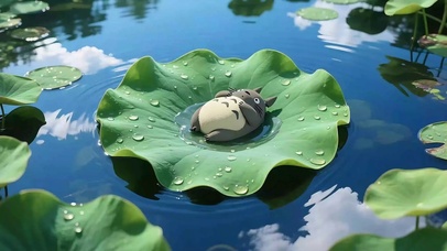 荷气生财~ 好运转圈圈~