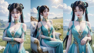 3D双马尾萝莉少女（4K）