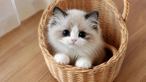 软萌可爱布偶小猫咪