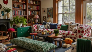 【雨景】西班牙风情客厅