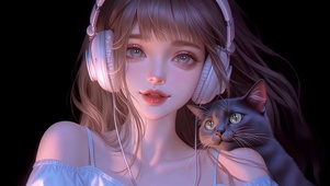甜美猫猫女孩