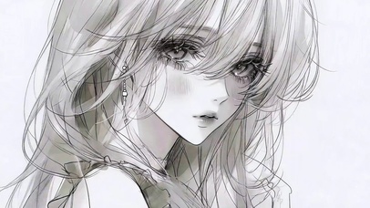 白墨风少女