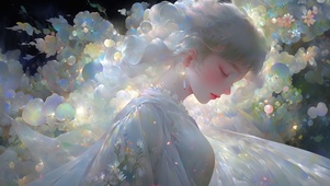化作泡沫