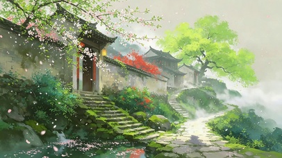 唯美的古镇