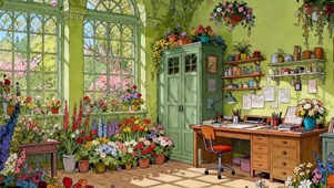 花朵满屋