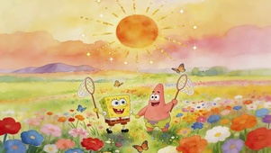 海绵宝宝去春游